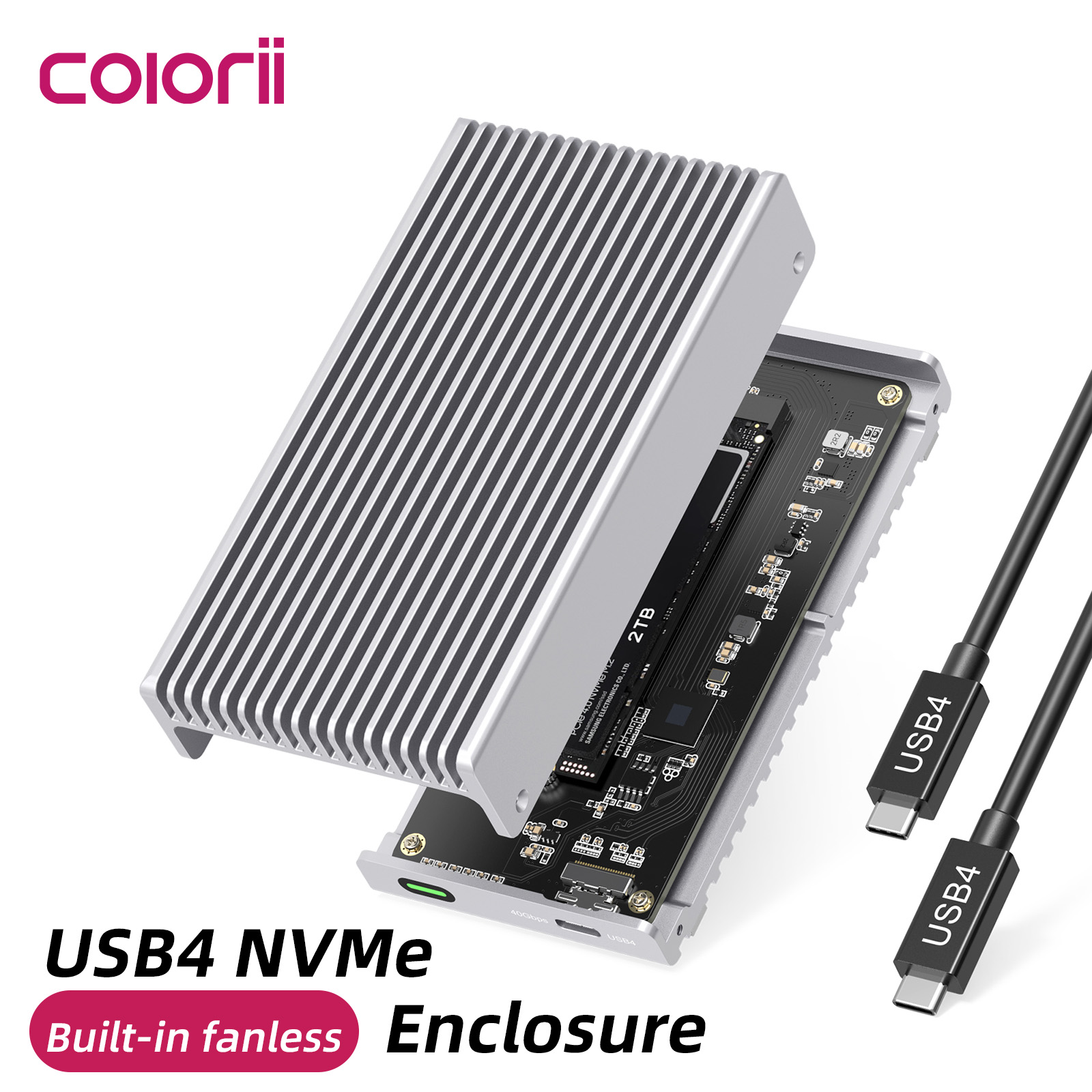 Fanless 40Gbps USB4 Thunderbol - Usb4 40Gbps External Ssd 8Tb recensie en prijs