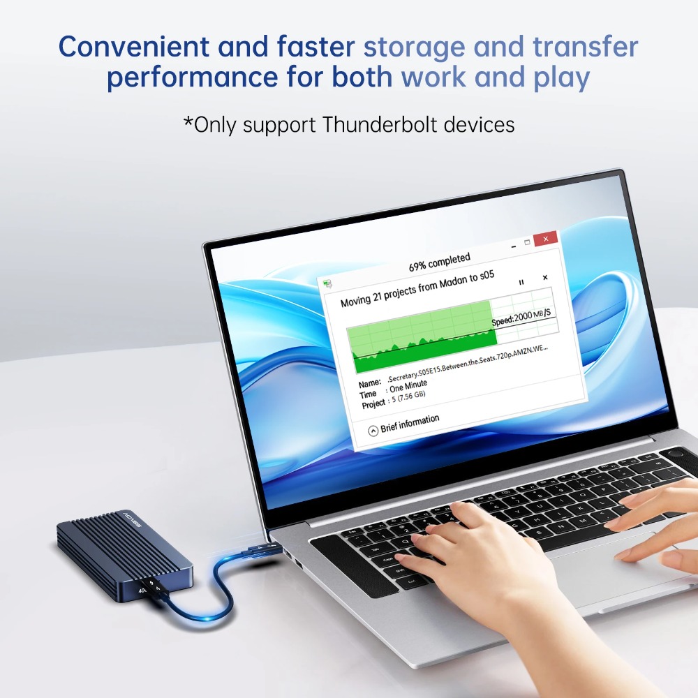 Acasis 40Gbps USB 4.0 NVME M.2 - 8Tb M2 Nvme Ssd recensie en prijs